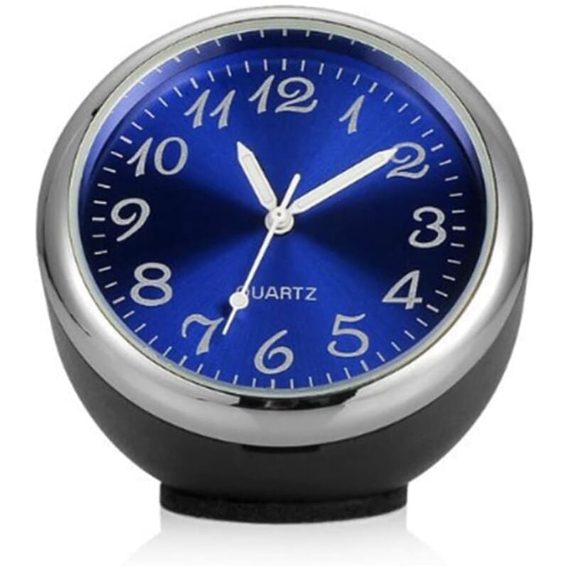 foto del prodotto sollbry orologio da cruscotto per auto, mini orologio da auto, piccolo orologio da cruscotto per auto, classico orologio analogico rotondo,