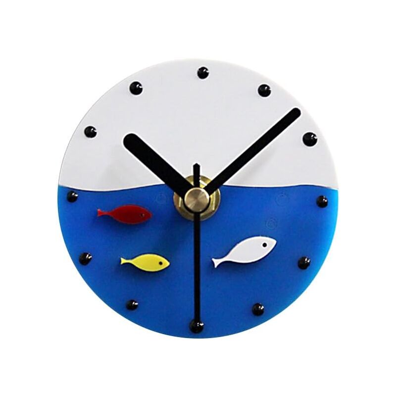 foto del prodotto sollbry orologio da parete con etichetta magnetica per frigorifero in stile mediterraneo antico
