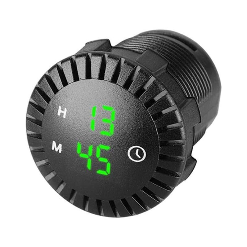 foto del prodotto sollbry orologio led per auto, orologio touch, orologio digitale impermeabile per auto, 12v 24v, mini orologio digitale a led, mini orologio per