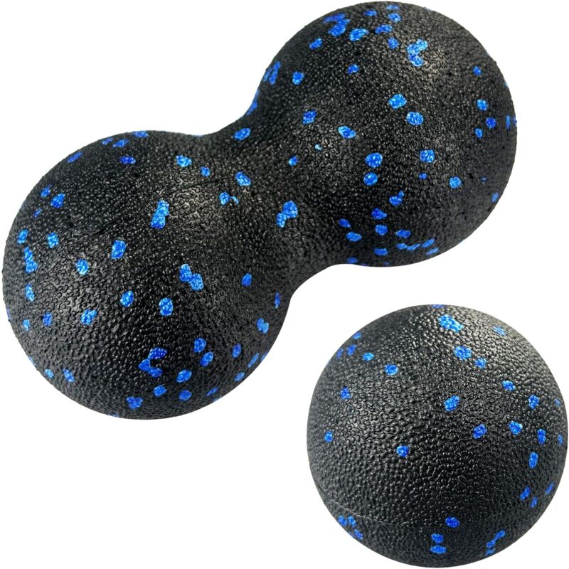foto del prodotto sollbry palline da massaggio, palline da massaggio alle arachidi, massaggio dei punti trigger, massaggio dei tessuti profondi, elimina tensione e