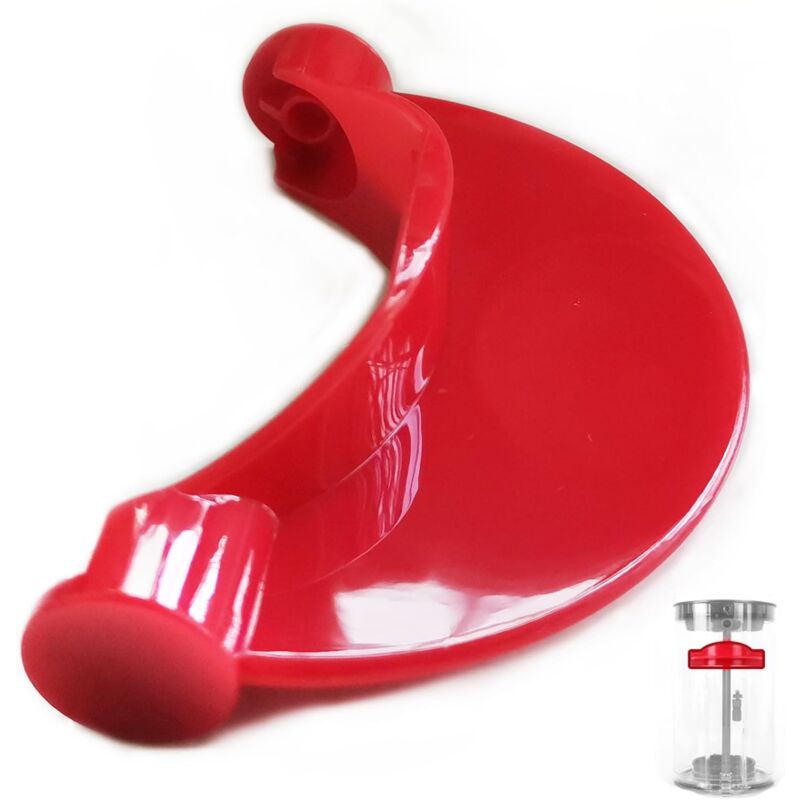 foto del prodotto sollbry parti di ricambio per contenitore della polvere rosso aggiornato per aspirapolvere dyson v10 v11 v12 v15 outsize absolute. pulsante