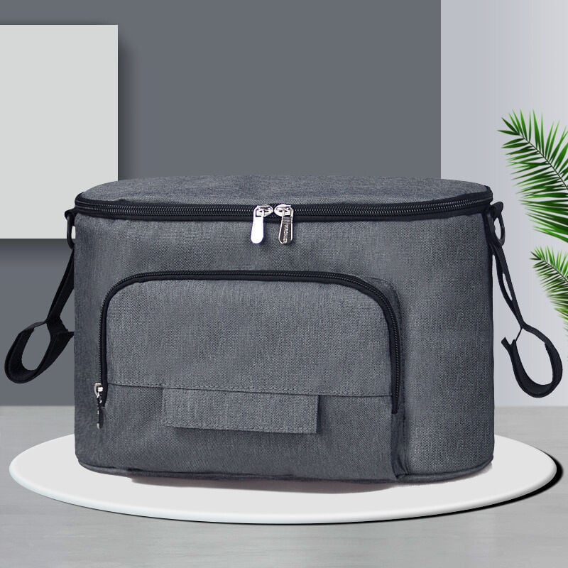 foto del prodotto sollbry passeggino con portabicchieri per mamme intelligenti, borsa porta accessori, ampie tasche per biberon, pannolini, telefono, giocattoli,