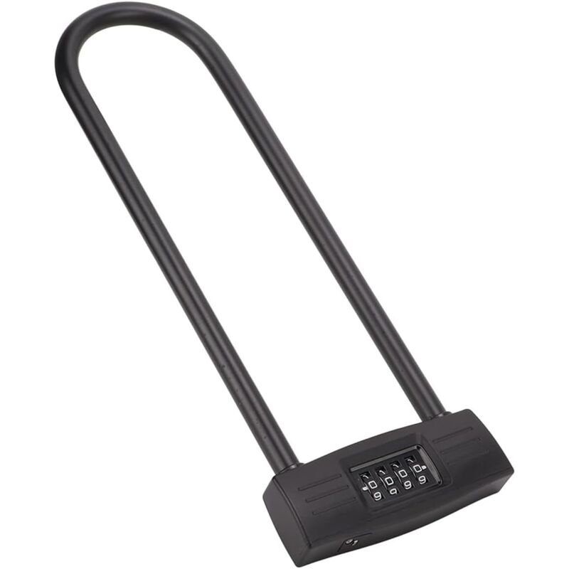 foto del prodotto sollbry per bicicletta, 20 mm lucchetto resistente cavo di sicurezza lungo 1,2 m, supporto resistente e chiave antifurto, lucchetto con