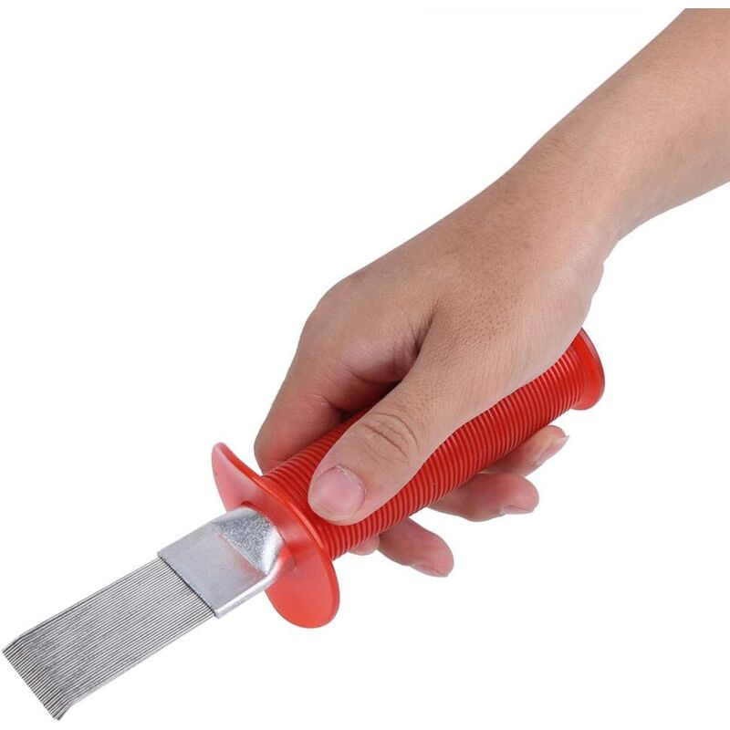 foto del prodotto sollbry pettine per alette del condizionatore d aria in acciaio inossidabile, pettine per alette del condensatore del condizionatore d aria, pulitore