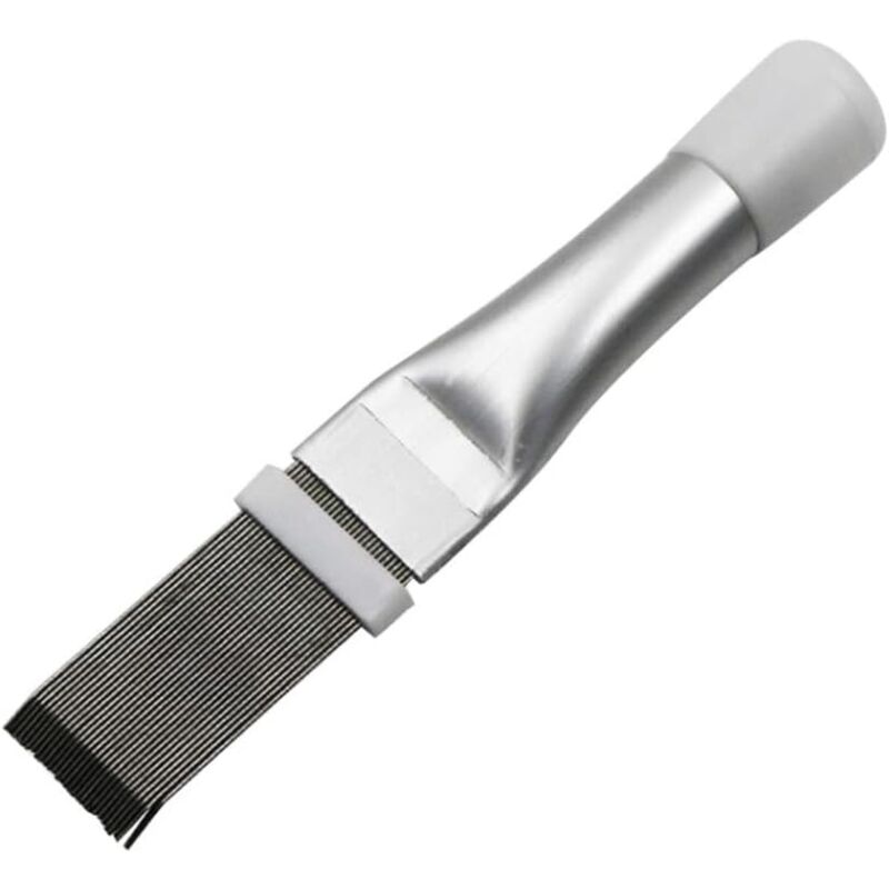 foto del prodotto sollbry pettine per alette in acciaio inossidabile, pettine per condensatore, lama del condizionatore d aria, pulitore per alette del radiatore,
