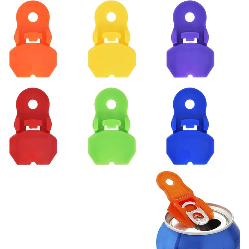 foto del prodotto sollbry pezzi apriscatole, apriscatole, apriscatole manuale, apriscatole, protezione per lattine di birra per cola, birra, soda, bevande