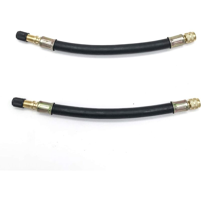 foto del prodotto sollbry pezzi di prolunga per valvola, adattatore per prolunga per valvola, tubo flessibile per valvola da 210 mm, tubo in gomma per prolunga