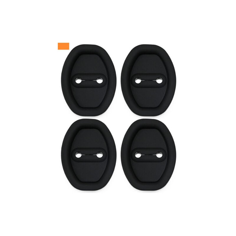 foto del prodotto sollbry pezzi di protezione in silicone per serratura portiera auto, cuscinetti protettivi in silicone per silenziatore, copertura per serratura