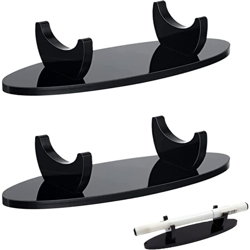 immagine 0 del prodotto sollbry pezzi espositore in acrilico portapenne con fessura orizzontale organizer da scrivania portapenne portapenne per nail art portapenne per