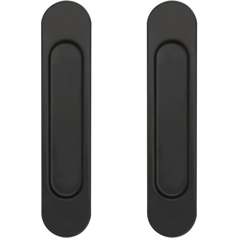 foto del prodotto sollbry pezzi maniglia per porta scorrevole ovale 14,8 cm maniglia per porta scorrevole autoadesiva, adatta per armadi, finestre, porte scorrevoli