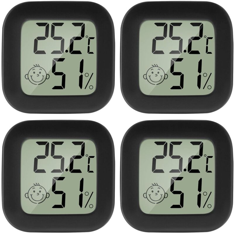 foto del prodotto sollbry pezzi mini lcd digitale termometro igrometro misuratore di temperatura e umidit portatile alta precisione 50 70 10 99 rh per soggiorno