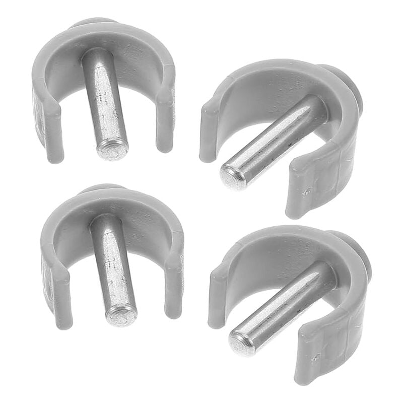 foto del prodotto sollbry pezzi morsetto per deambulatore, clip per supporto a bastone, cinghie per stampelle standard, fibbia a morsetto in alluminio a forma di c,