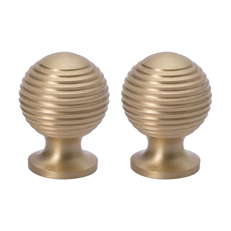 foto del prodotto sollbry pezzi pomelli per mobili pomelli per cassetti pomelli per mobili in ottone massiccio maniglie per mobili dorate per mobili da cucina,