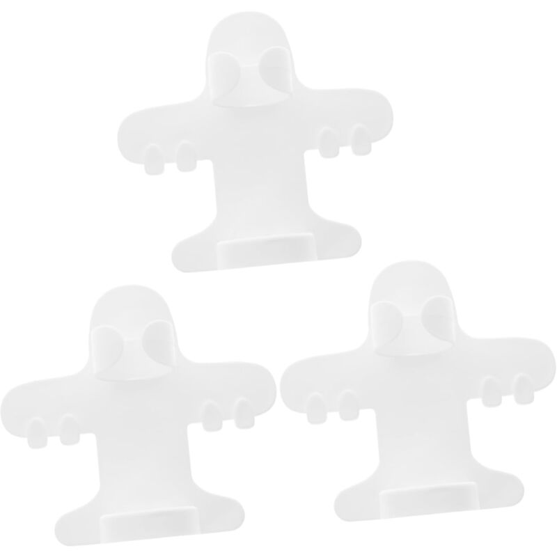 foto del prodotto sollbry pezzi porta spazzolino da denti porta spazzolino da denti porta spazzolino elettrico porta spazzolino da denti in plastica facile da