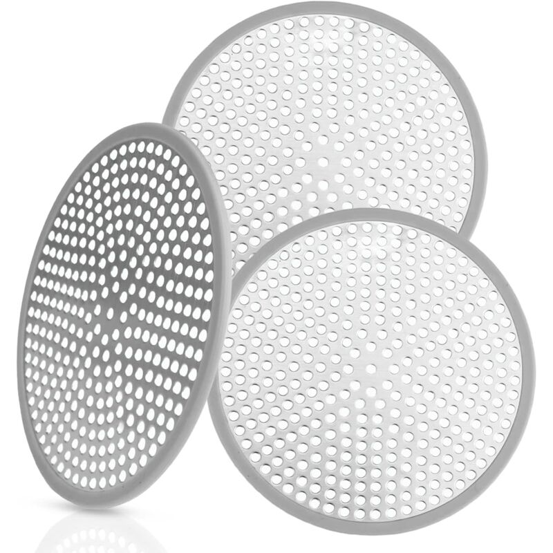 foto del prodotto sollbry pezzi raccogli capelli per doccia, filtro per capelli da 120 mm per vasca da doccia, griglia per doccia, filtro anti capelli per vasca da