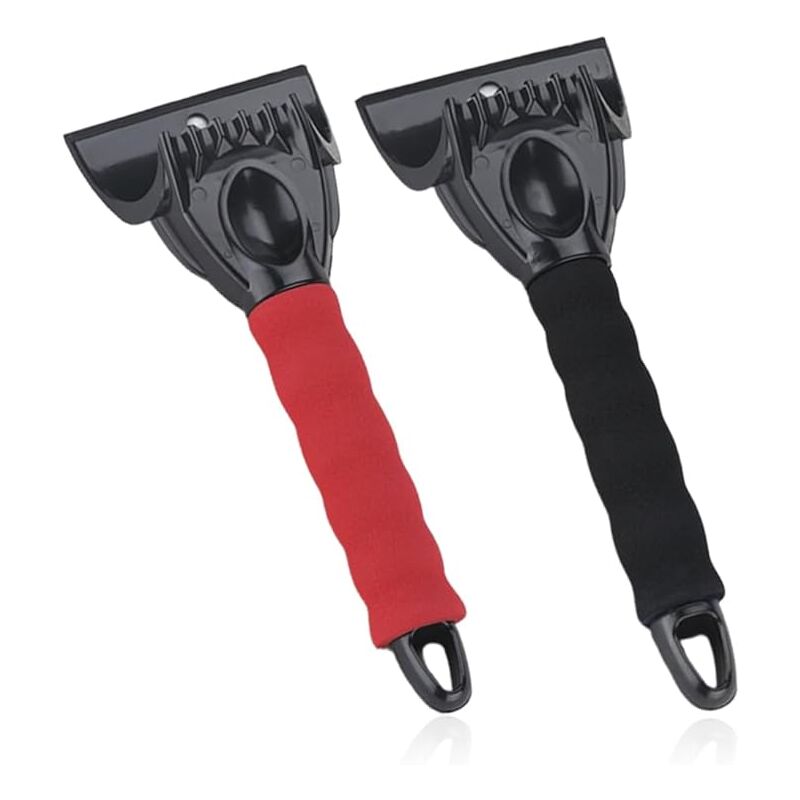 foto del prodotto sollbry pezzi raschietto per parabrezza auto, raschietto per ghiaccio auto, accessori invernali per auto, raschietto per neve portatile, strumenti