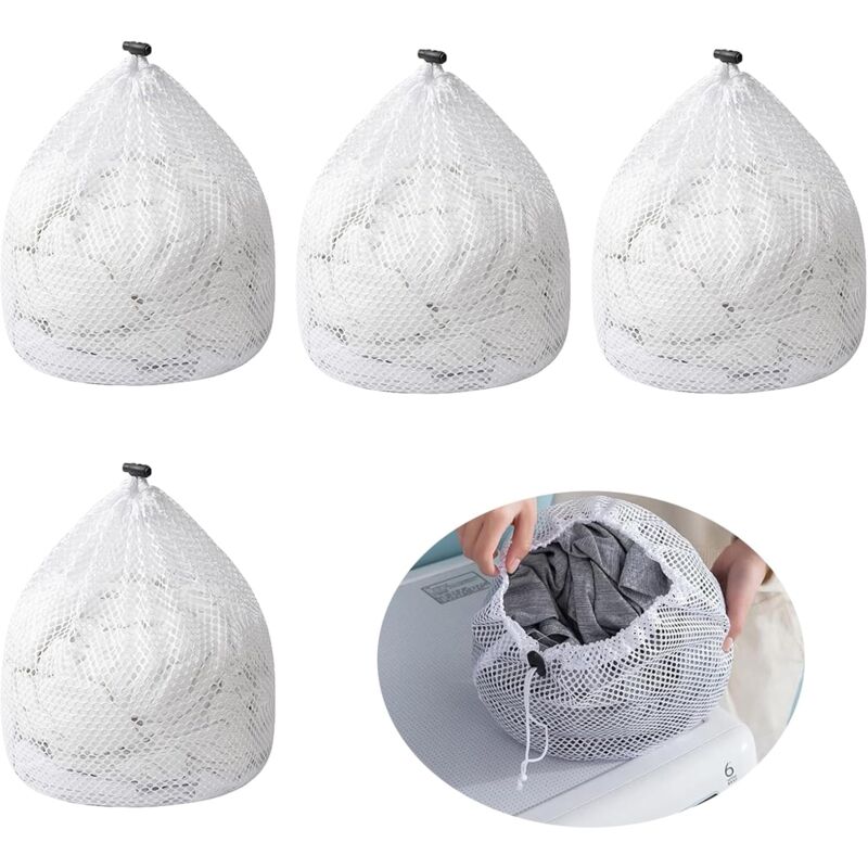 foto del prodotto sollbry pezzi rete per bucato, borsa per bucato con coulisse rete per bucato borsa per lavatrice borsa da viaggio per biancheria intima reggiseno