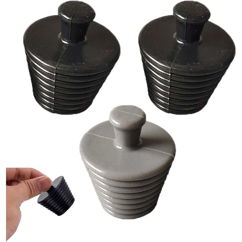 foto del prodotto sollbry pezzi tappi per vasca da bagno, tappo di scarico in silicone, tappo di scarico universale, tappo per lavandino, scarico per scarichi del