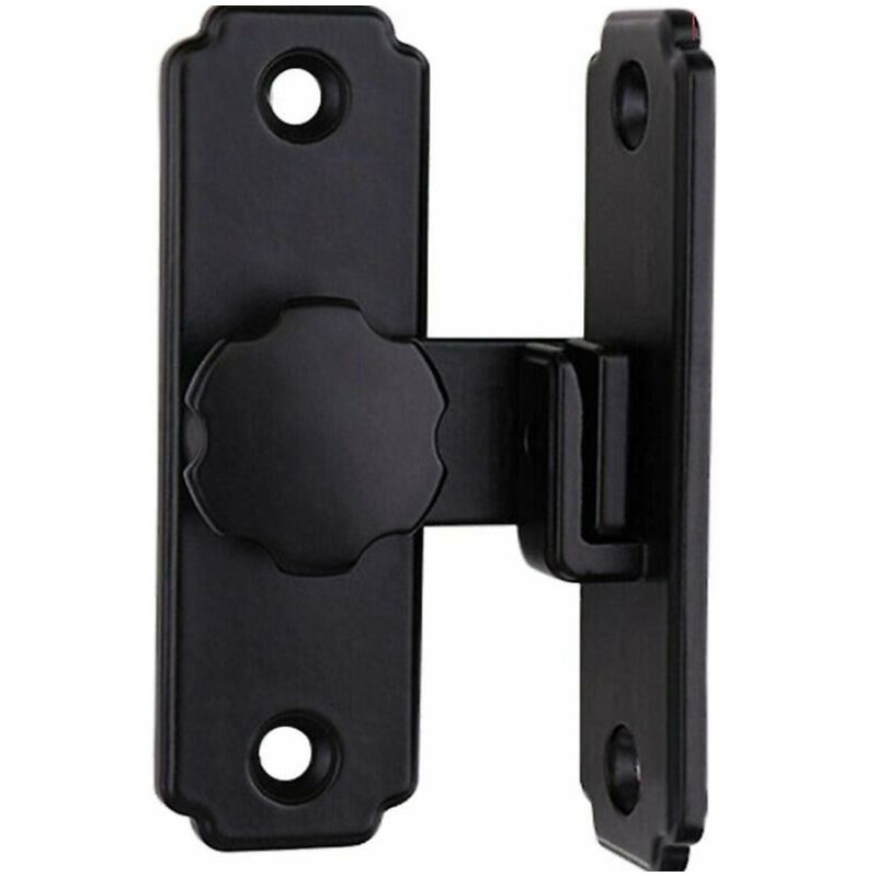 foto del prodotto sollbry piccola serratura per porta scorrevole a 90 gradi per porte interne, chiusura vintage a doppia apertura per cucina, camera da letto,