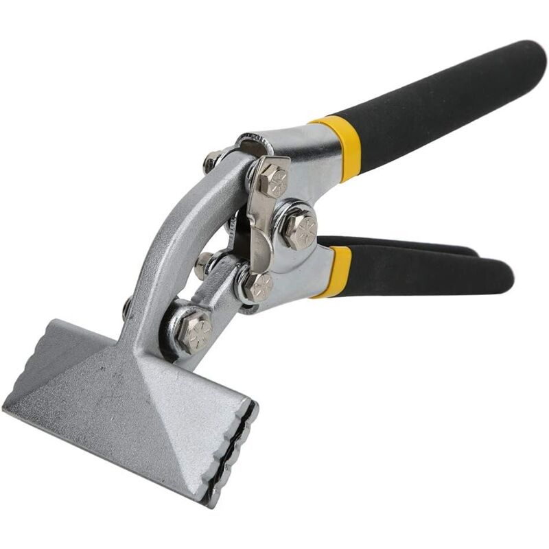 foto del prodotto sollbry pinza per piegatura lamiera pinza per crimpatura lamiera manuale pinza per crimpatura con impugnatura antiscivolo pinza per piegatura