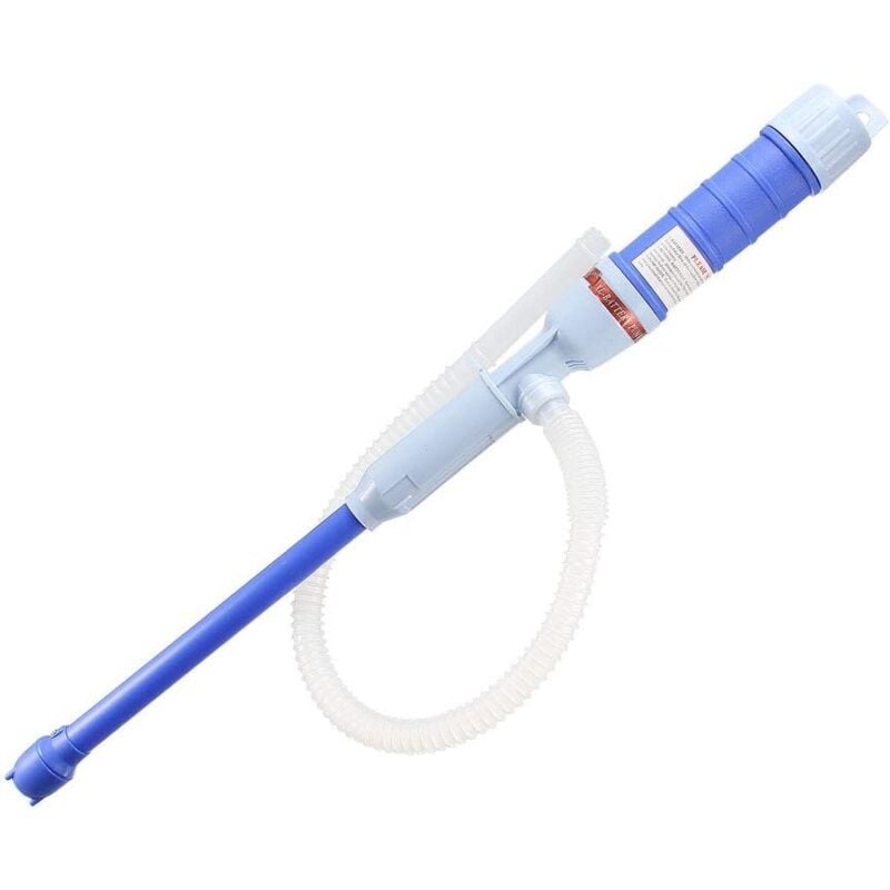 foto del prodotto sollbry pompa elettrica per trasferimento liquidi, pompa manuale multiuso per carburante con anello in silicone blu