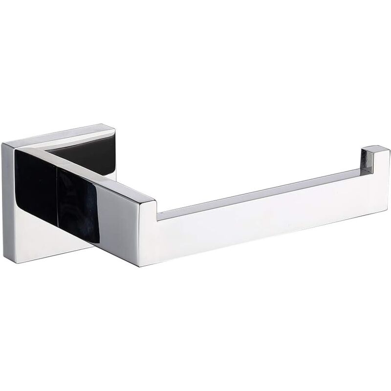 foto del prodotto sollbry porta carta igienica in acciaio inox sus304, moderno porta rotolo quadrato semiaperto per bagno, montaggio a parete, dispenser per rotoli
