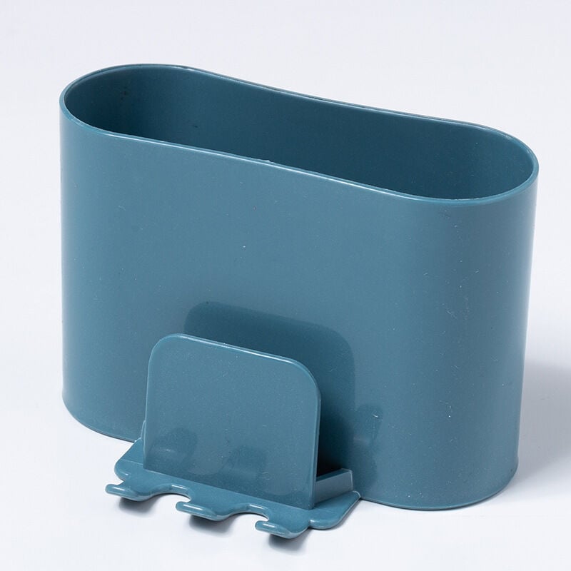 foto del prodotto sollbry porta spazzolino da denti senza foratura, portaspazzolino da bagno, da parete, per wc, portacollutorio, porta dentifricio, mensola