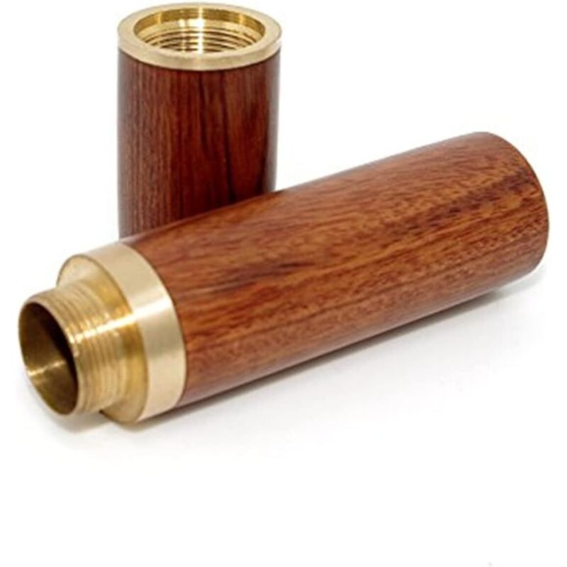 foto del prodotto sollbry - porta stuzzicadenti portatile in legno, mini scatola porta stuzzicadenti tascabile marrone chiaro