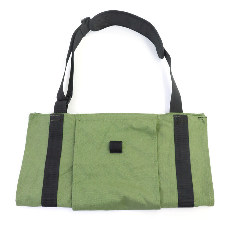 foto del prodotto sollbry portalegna da ardere, borsa portaoggetti ergonomica in tela di grande capacit , organizer portatile per campeggio all aperto, borsa da