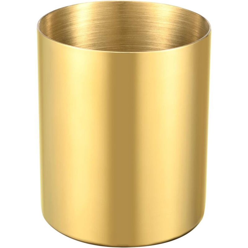 foto del prodotto sollbry portapenne dorato per scrivania, portapenne in acciaio inossidabile, portapenne, vasi, portafiori, portapenne per il trucco, accessorio da