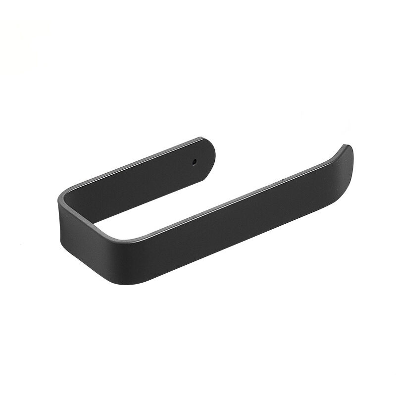 foto del prodotto sollbry portarotolo di carta igienica, antiruggine, impermeabile, per bagno e cucina, nero, 16,5 cm