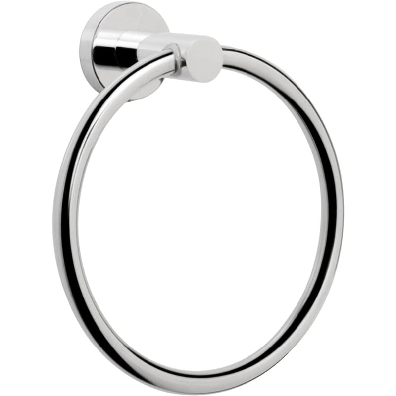 foto del prodotto sollbry portasciugamani ad anello, accessori per il bagno, barra portasciugamani in acciaio inox spesso per il bagno, portasciugamani rotondo