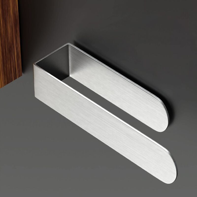 foto del prodotto sollbry portasciugamani adesivo da parete 23 cm, portasciugamani da bagno, gancio per asciugamani senza foratura, in acciaio inox, per bagno,