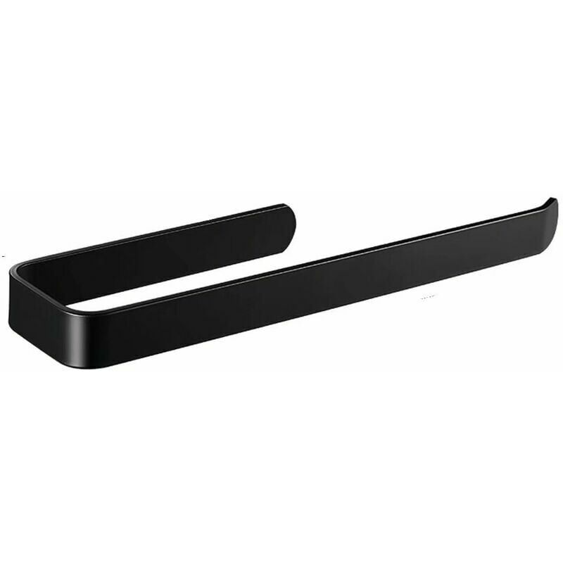 foto del prodotto sollbry portasciugamani autoadesivo in acciaio inox per bagno e cucina 33,5 cm nero autoadesivo