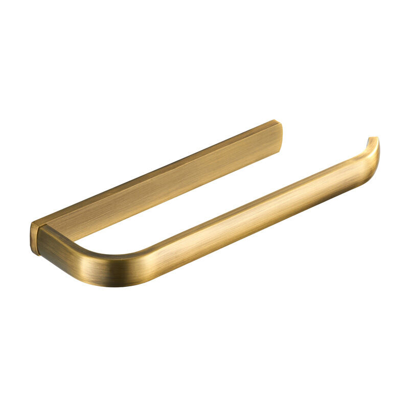 foto del prodotto sollbry portasciugamani in ottone per bagno, 1 pezzo, oro spazzolato, portasciugamani antiruggine a parete, accessori per il bagno, portasciugamani