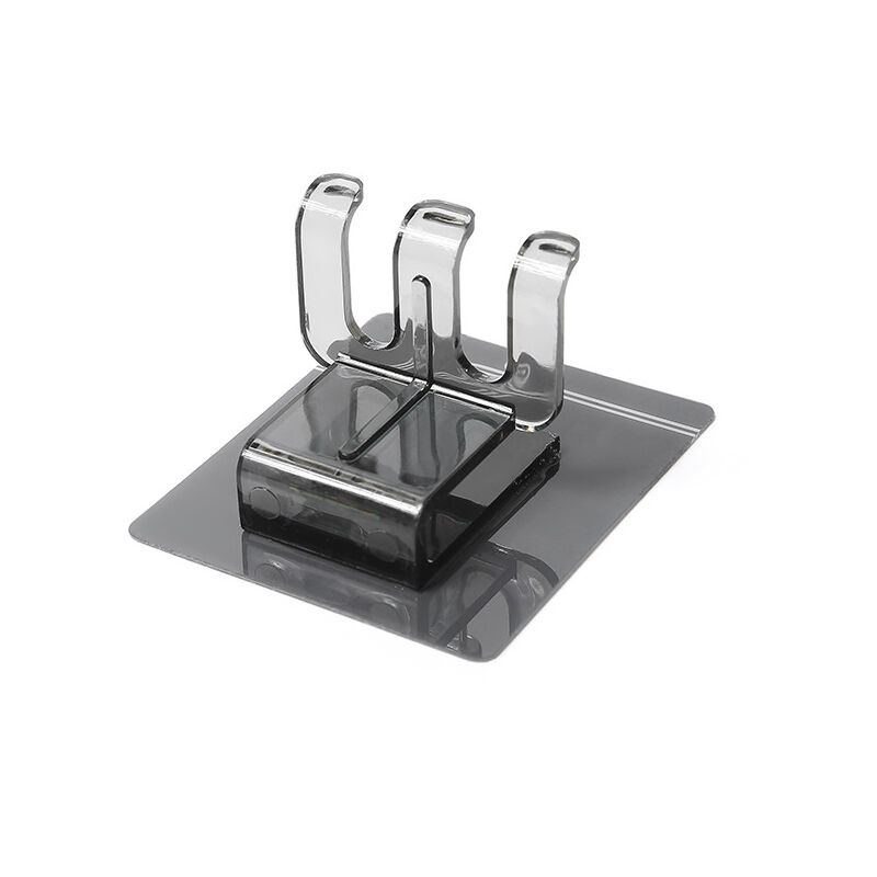foto del prodotto sollbry portaspazzolino, portaspazzolino da denti a parete, portaspazzolino, portacollutorio, portaspazzolino nero senza forature nero 