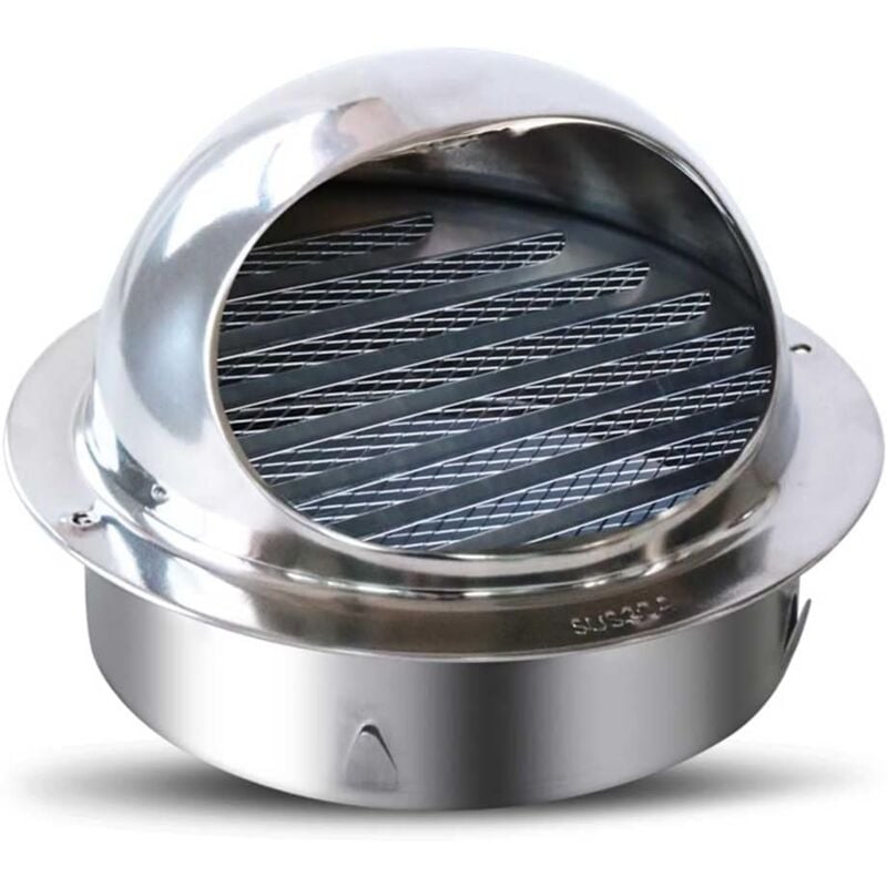 foto del prodotto sollbry presa d aria a parete ahlsen, cappa di scarico aria in acciaio inossidabile, copertura antipioggia per parete esterna, tappo di