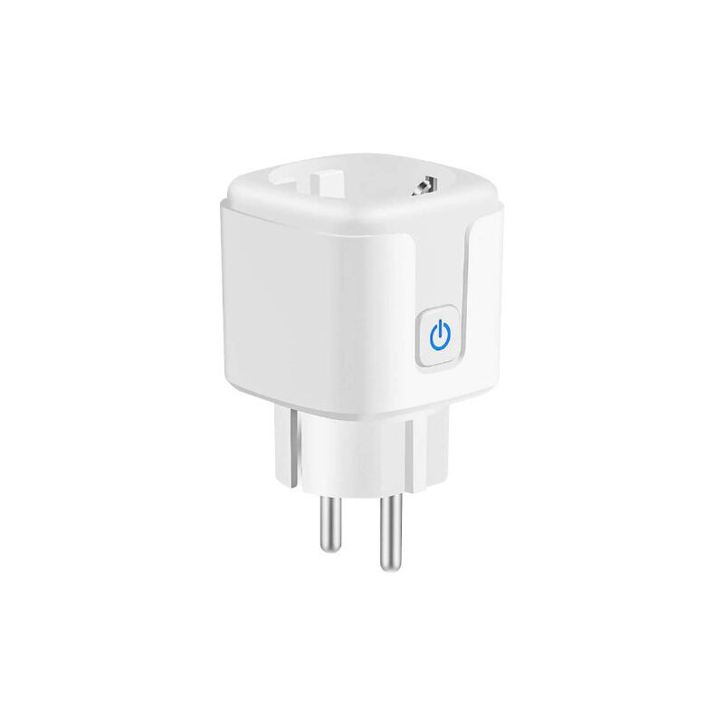 foto del prodotto sollbry presa intelligente wi fi 20a con misurazione della potenza, controllo vocale ai, telecomando per telefono cellulare, presa europea, 49 x 49