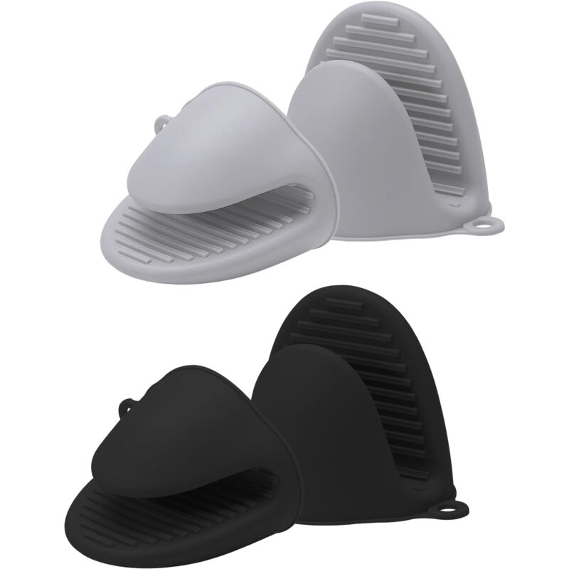 foto del prodotto sollbry presine in silicone, mini presine spesse in silicone resistenti al calore, presine da forno in silicone per la cucina, presine per cucinare