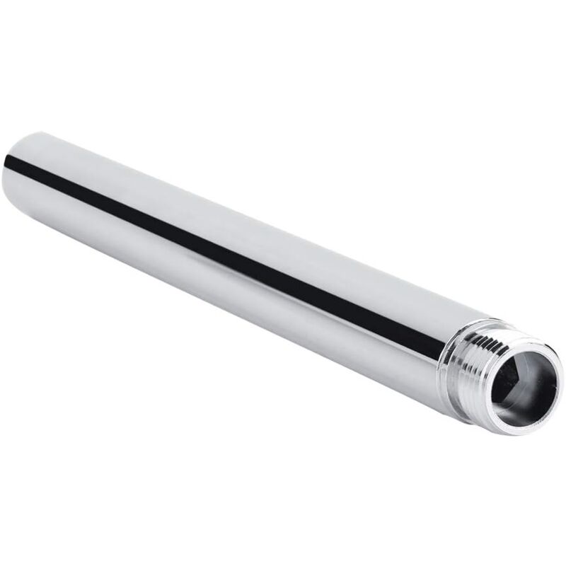 foto del prodotto sollbry prolunga per braccio doccia, prolunga per doccia in acciaio inox, tubo di prolunga per doccia rotondo da 20 cm, attacco g 1 2 , accessorio