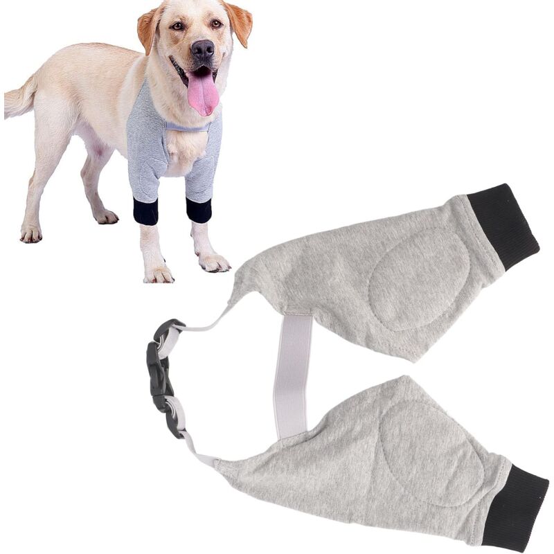 foto del prodotto sollbry protezione per il gomito del cane, tutore per ginocchio per animali domestici, tutore per gamba, copertura protettiva calda per