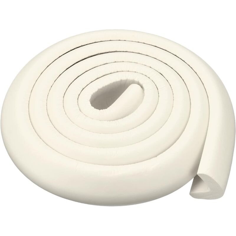 foto del prodotto sollbry protezioni per angoli, paraspigoli di sicurezza in schiuma a forma di l per la protezione dei bordi dei mobili e dei tavoli, bianco