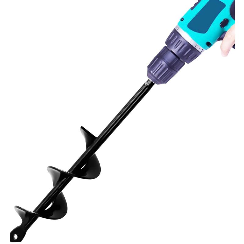 foto del prodotto sollbry punta da trapano per piantagione, 4 punte da trapano da giardino da 45 cm, punta da trapano per bulbi, punta da trapano per aiuole e bulbi