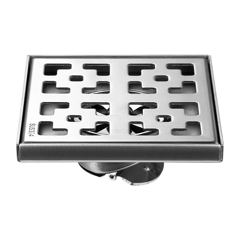 foto del prodotto sollbry pz. scarico a pavimento in acciaio inossidabile 304, grande scarico a pavimento per bagno, balcone, doccia, soffioni doccia a pavimento a
