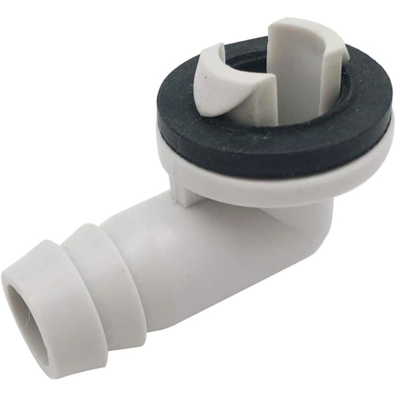 foto del prodotto sollbry raccordo a gomito per tubo di scarico dell aria condizionata con anello in gomma per unit split e unit finestra ac 3 5 pollici 15 mm 