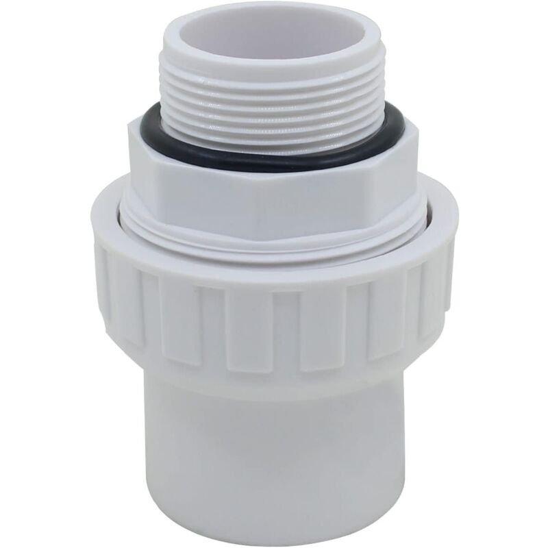 foto del prodotto sollbry raccordo di giunzione misto in pvc per avvitare estremit filettata con colla manicotto di pressione in pvc pompa filtro a sabbia piscina