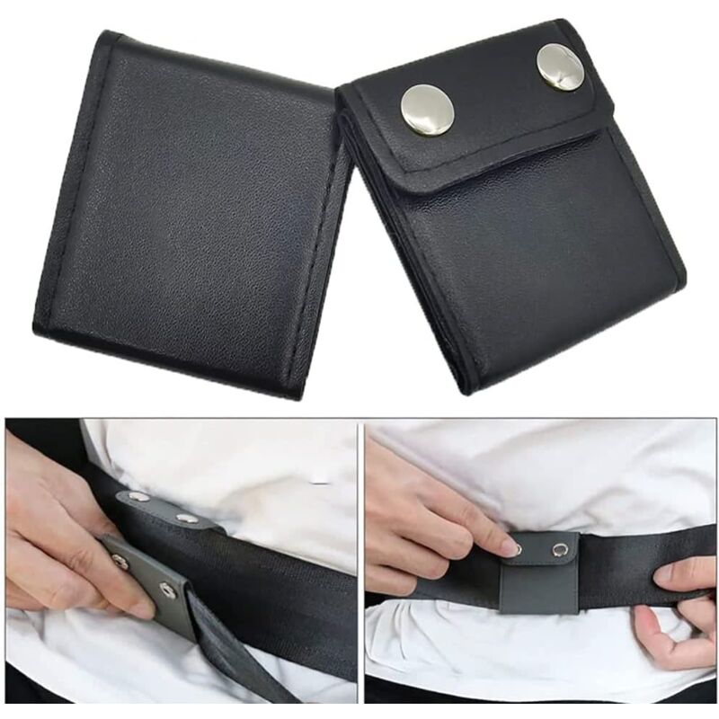 foto del prodotto sollbry regolatore universale per cintura di sicurezza per veicoli, clip di posizionamento per cintura di sicurezza per auto, clip di bloccaggio,