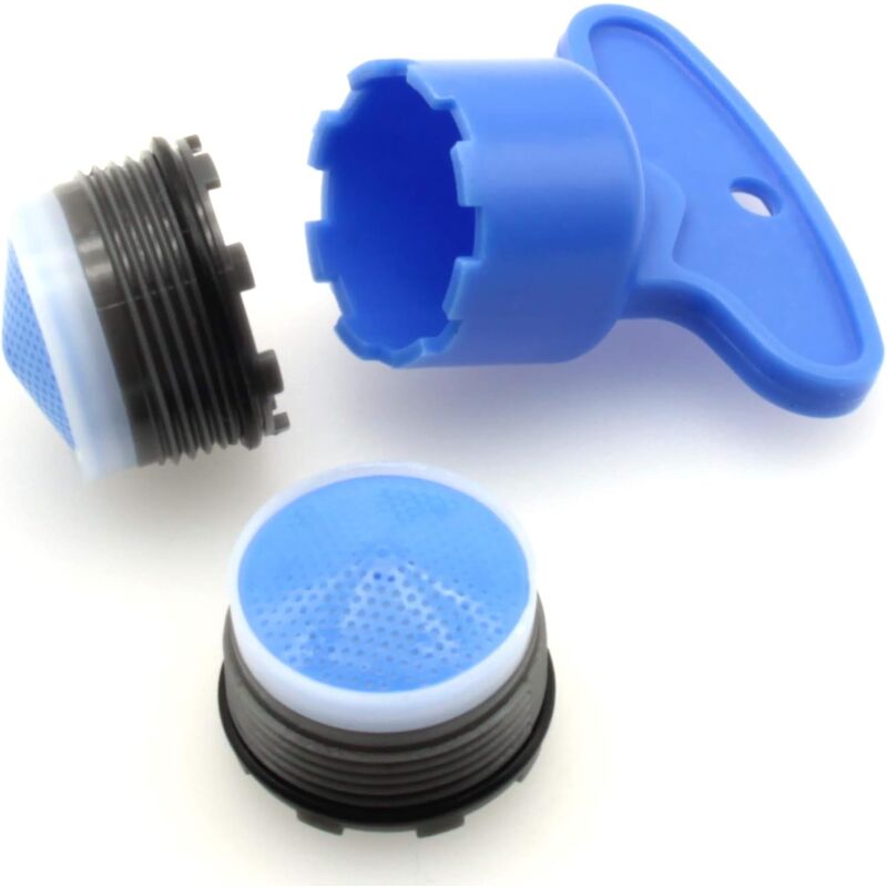 foto del prodotto sollbry ricambio per rubinetto, filtro di inserimento, aeratore limitatore, 18 mm, confezione da 2