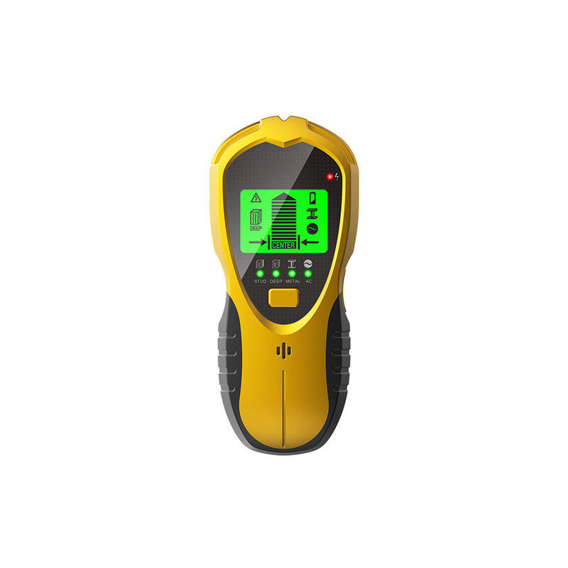 foto del prodotto sollbry rilevatore di metalli da parete 4 in 1 con display lcd, rilevatore di montanti, rilevatore per il rilevamento di metalli, cavi elettrici,