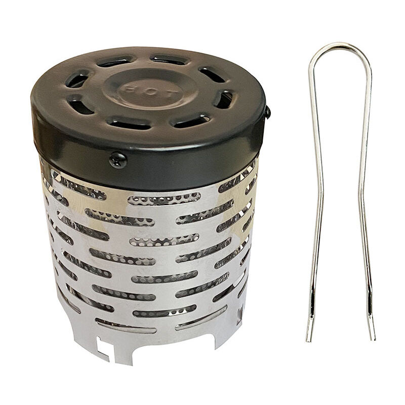foto del prodotto sollbry riscaldatore da campeggio mini stufa portatile pieghevole da esterno, riscaldatore in metallo, coperta a gas, accessori per escursionismo